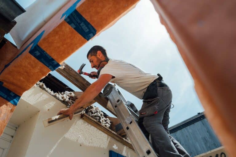 Chantier de surélévation ou agrandissement à Angers