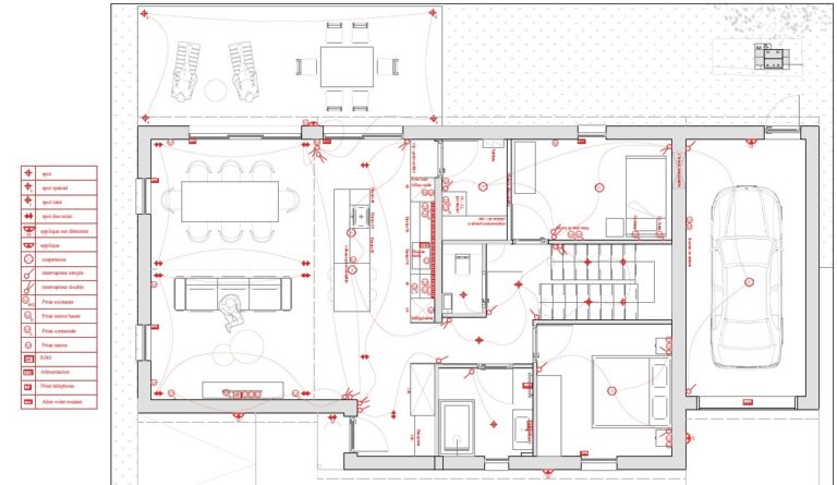 Plan de maison ossature bois à Angers